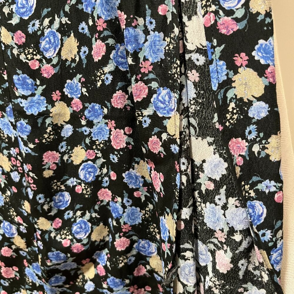 BNWT MNG MANGO long floral blue print garment (6) - Picture 5 of 5